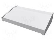 Enclosure: desktop; 1456; X: 356mm; Y: 211mm; Z: 76mm; aluminium; blue HAMMOND