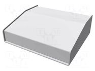 Enclosure: desktop; 1456; X: 165mm; Y: 140mm; Z: 51mm; aluminium; blue HAMMOND