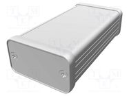 Enclosure: with panel; 1455; X: 45mm; Y: 80mm; Z: 25mm; aluminium HAMMOND