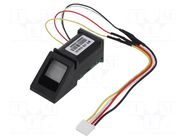 Sensor: fingerprint scanner; module; Grove; 3.6÷6VDC; Ch: 162 SEEED STUDIO