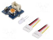 LED; module; Grove; 3.3÷5VDC; screw; white SEEED STUDIO