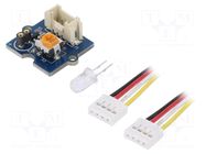 LED; module; Grove; 3.3÷5VDC; screw; white SEEED STUDIO