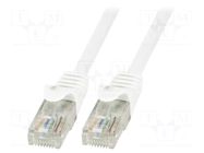 Patch cord; RJ45 plug,both sides; U/UTP; 6; stranded; CCA; PVC LOGILINK