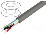 Wire; 3x2x24AWG; RS232,RS422; stranded; Cu; Insulation: PVC; chrome BELDEN