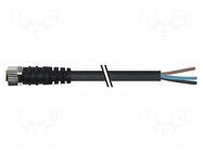 Cable: for sensors/automation; M8; PIN: 4; straight; 3m; plug; 60VDC MURRELEKTRONIK