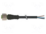 Cable: for sensors/automation; M12; PIN: 3; straight; 3m; plug; 4A MURRELEKTRONIK