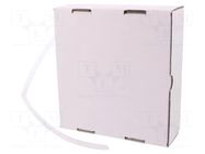Heat shrink sleeve; glueless; 2: 1; 6.4mm; transparent; -55÷105°C CYG/KTG