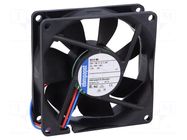 Fan: DC; axial; 24VDC; 80x80x25mm; 79m3/h; 37dBA; ball; 3600rpm EBM-PAPST