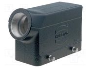 Enclosure: for HDC connectors; Han® M; size 16B; for cable; PG21 HARTING