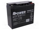 Re-battery: acid-lead; 12V; 22Ah; AGM; maintenance-free; 116W; BV BPOWER