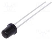 IR transmitter; 5mm; 860nm; black; 55mW; 30°; THT; 100mA; 1.5÷2.4V ams OSRAM