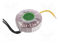 Transformer: toroidal; 100VA; 230VAC; 19V; 5.26A; Leads: cables 