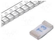 Fuse: fuse; 3A; 63VAC; 63VDC; time-lag; ceramic; SMD; C1T; 1206 BEL FUSE