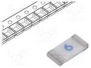 Fuse: fuse; quick blow; 6A; 125VAC; 63VDC; SMD; ceramic; C1F; 1206 BEL FUSE