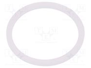 Gasket; polyetylene; Thk: 2mm; Øint: 37mm; Øout: 43.5mm; PG29 HUMMEL