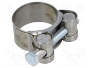 T-bolt clamp; W: 20mm; Clamping: 29÷31mm; chrome steel AISI 430; S MPC INDUSTRIES