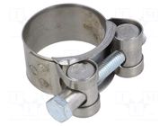 T-bolt clamp; W: 20mm; Clamping: 29÷31mm; chrome steel AISI 430; S MPC INDUSTRIES