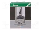 Filament lamp: automotive; PK32d-3; transparent; 85V; 35W; LLD LUCAS