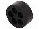 Insert for gland; 9mm; M40; IP54; NBR rubber; Holes no: 5 LAPP