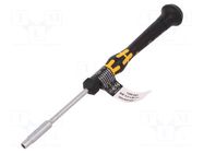 Screwdriver; precision; 6-angles socket; HEX 3.2mm; ESD WERA