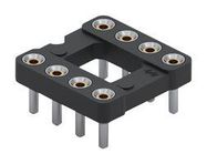 DIP SOCKET, 8POS, 2.54MM, THROUGH HOLE