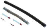 SOLDER SLEEVE, PVDF, 150MM, BLUE, 22AWG