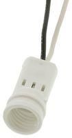 LED CABLE, 18IN, 24AWG, WHITE/BLACK