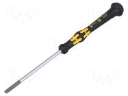 Screwdriver; precision; slot; 3.5x0.6mm; ESD; Blade length: 80mm WERA