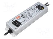 Power supply: switching; LED; 199.5W; 57÷114VDC; 1.75A; 100÷305VAC MEAN WELL