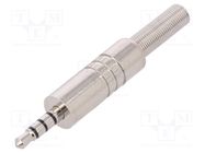 Plug; Jack 3,5mm; male; stereo special,with strain relief CLIFF