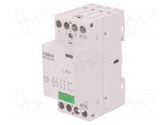 Contactor: 4-pole installation; 25A; 24VAC,24VDC; NO x4; IKD ISKRA