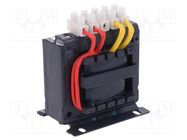 Transformer: mains; 63VA; 400VAC; 24V; Leads: terminal block; IP00 BREVE TUFVASSONS