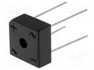 Bridge rectifier: single-phase; Urmax: 1kV; If: 3A; Ifsm: 50A; BR-3 DC COMPONENTS