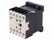 Contactor: 3-pole; NO x3; Auxiliary contacts: NO; 24VDC; 6A; W: 45mm SCHNEIDER ELECTRIC