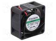 Fan: DC; axial; 5VDC; 40x40x20mm; 10.65m3/h; 16.5dBA; Vapo; 5000rpm SUNON