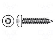 Screw; for metal; 6.3x32; Head: cheese head; Torx®; TX30; zinc BOSSARD