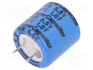 Supercapacitor; THT; 1F; 5.5VDC; -20÷80%; Body dim: Ø16.5x19mm KEMET