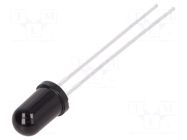 Phototransistor; THT; 5mm; λp max: 940nm; 30V; Lens: black LITEON