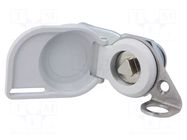 Lock; right; zinc and aluminium alloy; 15mm; Key code: T9 RST ROZTOCZE