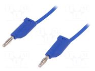 Test lead; 70VDC; 33VAC; 16A; banana plug 4mm,both sides; Len: 1m SCHÜTZINGER