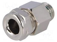 Cable gland; M8; 1; IP68; brass; Body plating: nickel; SKINDICHT® LAPP