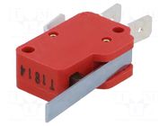 Microswitch SNAP ACTION; 10A/400VAC; with lever; SPDT; Pos: 2 Marquardt