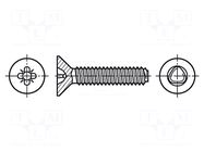 Screw; 4x12; Head: countersunk; Pozidriv; PZ2; steel; zinc; BN 3327 BOSSARD