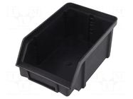 Cuvette; ESD; W: 101mm; H: 74mm; D: 157mm; polypropylene; black; <1kΩ ARTECH