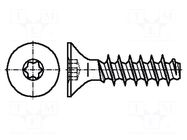 Screw; for plastic; 2.2x10; Head: countersunk; Torx® PLUS; 6IP BOSSARD