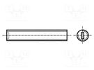 Screw; M5x8; 0.8; Head: without head; slotted; 0,8mm; polyamide BOSSARD
