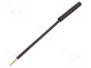Adapter; black; 32A; Overall len: 130mm; Socket size: 4mm; 1kV STÄUBLI