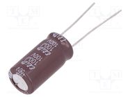 Capacitor: electrolytic; low ESR; THT; 100uF; 100VDC; Ø10x20mm Elite