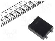 Bridge rectifier: single-phase; Urmax: 100V; If: 0.4A; Ifsm: 20A DC COMPONENTS