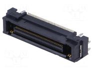 Connector: PCB to PCB; socket; female; PIN: 80; FunctionMAX; 500mA HIROSE